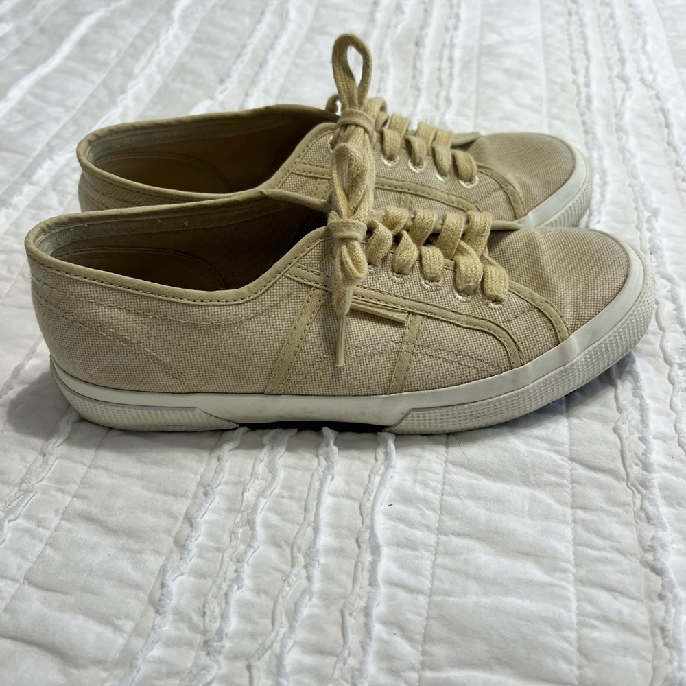 Superga Beige Sneaker Womens 8.5